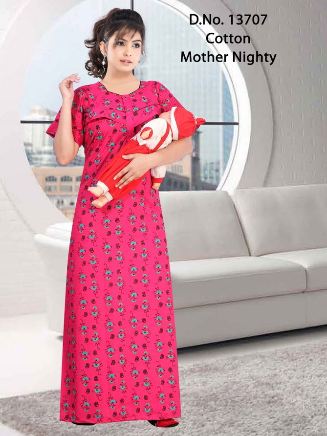 Seven Cross Mother Feeding Nighty Western Catalog